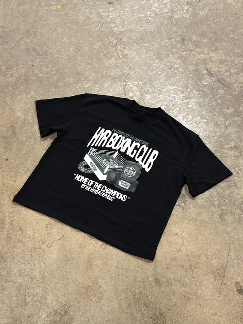 HYYERR BOXING CLUB TEE - BLACK